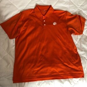 Clemson size lg polo shirt